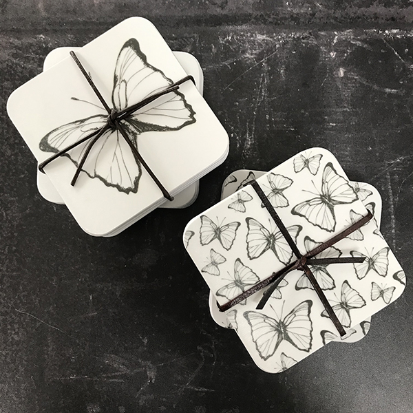 Butterfly coaster sets