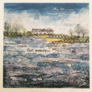 Keepers Cottages Print by Sarah Rowley