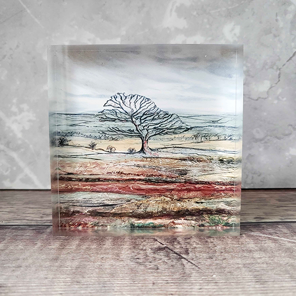 Staffordshire Tree art block by Sarah Rowley