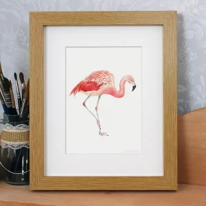Chloe O'Neil | Little Robin Art | Flamingo