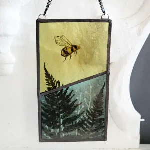 Bee & fern Suncatcher