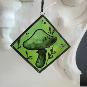 Mushroom Suncatcher