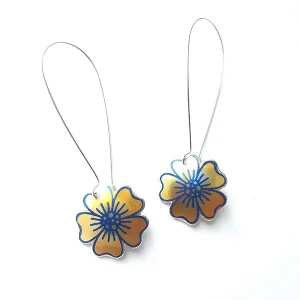 Long Flower Earrings Adele Kime