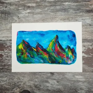 Ellie - Print Moon Peaks